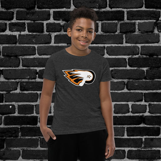 Youth Short Sleeve T-Shirt - Orange/Black